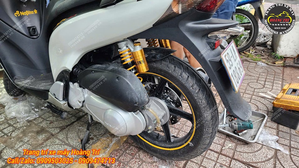 Phuộc Ohlins bình dầu trên SH Ý HO 813 chính hãng