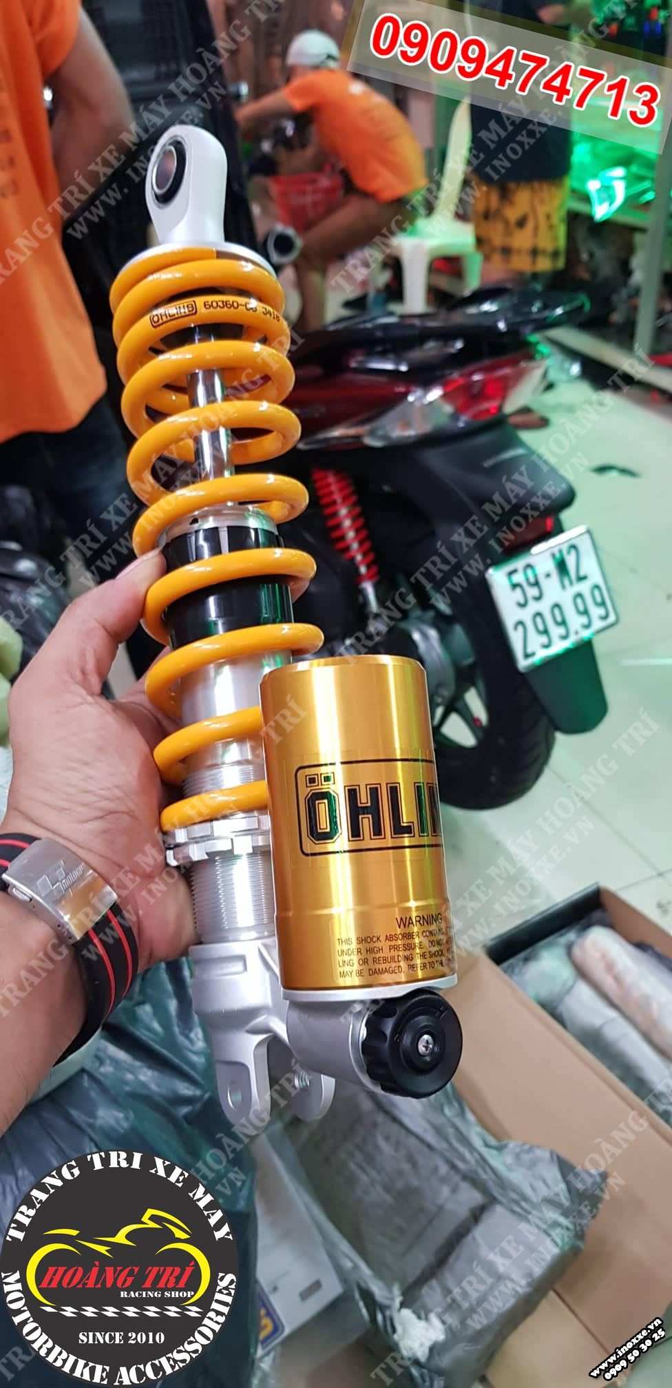 Phuộc bình dầu Ohlins chính hãng Thái Lan gắn Sh Mode