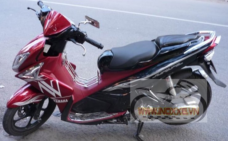 Trang trí xe máy - Độ yên xe 2 tầng 