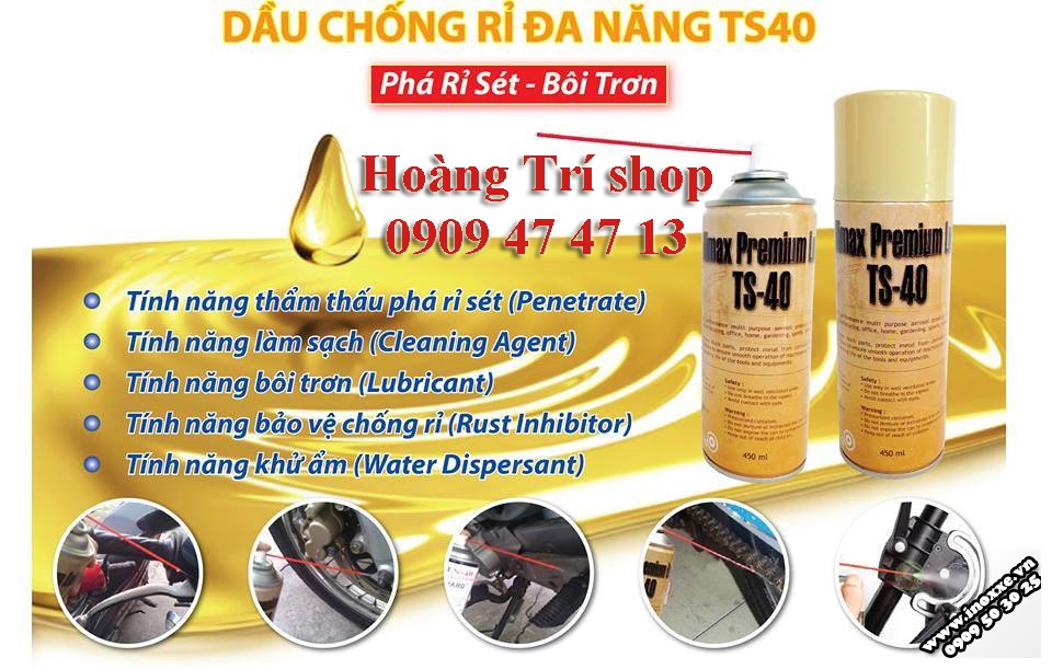 Chai xịt sên TS40 xe máy