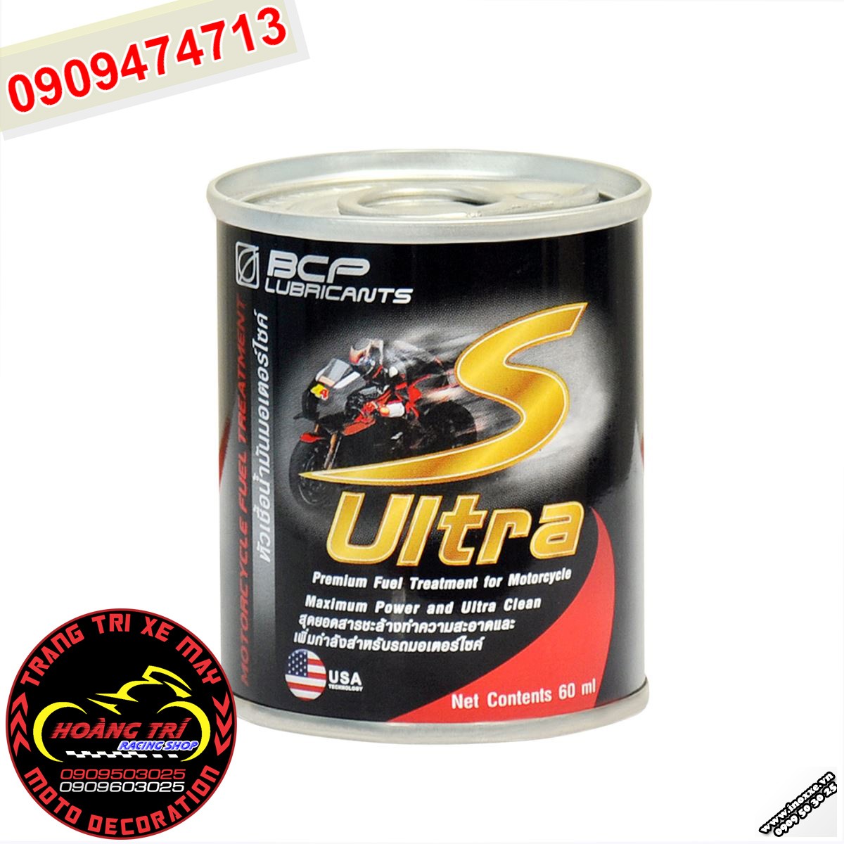 Dung dịch S Ultra - súc buông đốt xe máy