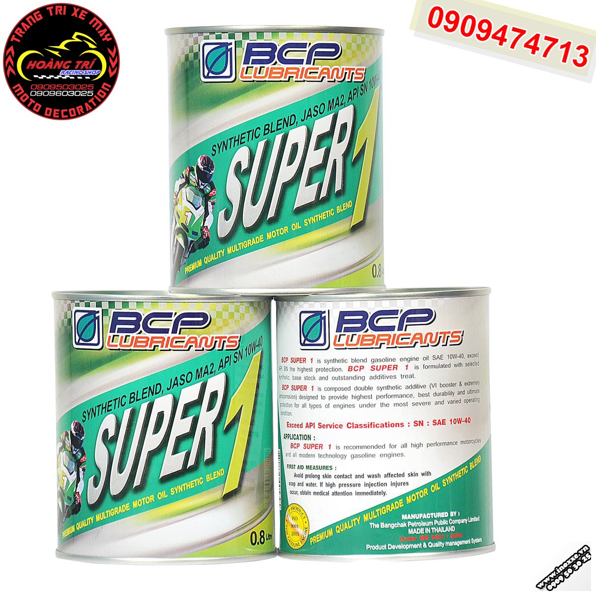 Nhớt BCP - Super 1 bán tổng hợp 