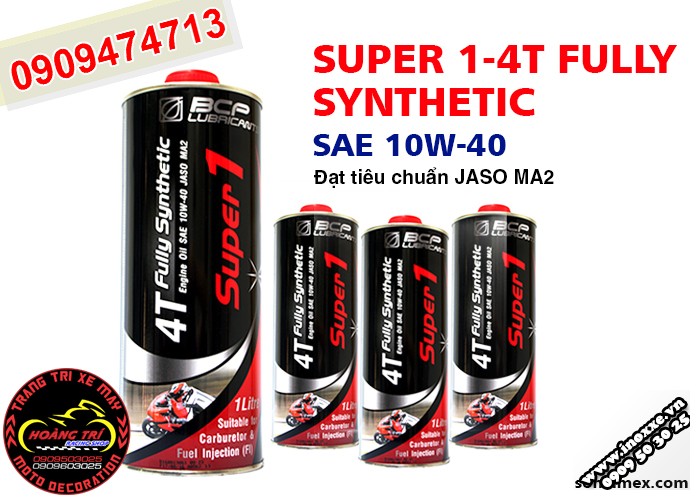 Nhớt tổng hợp toàn phần BCP - Super 1
