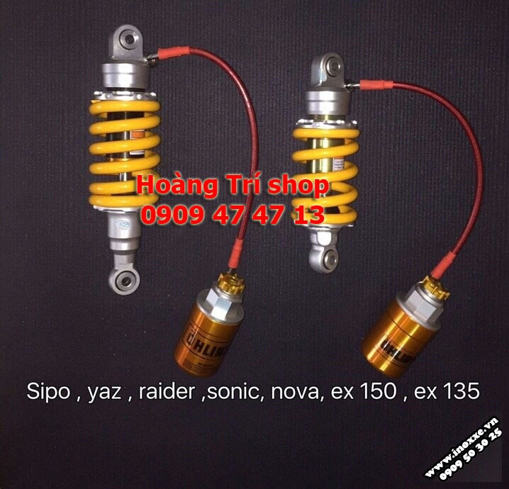 Phuộc sau Ohlins gắn cho xe máy