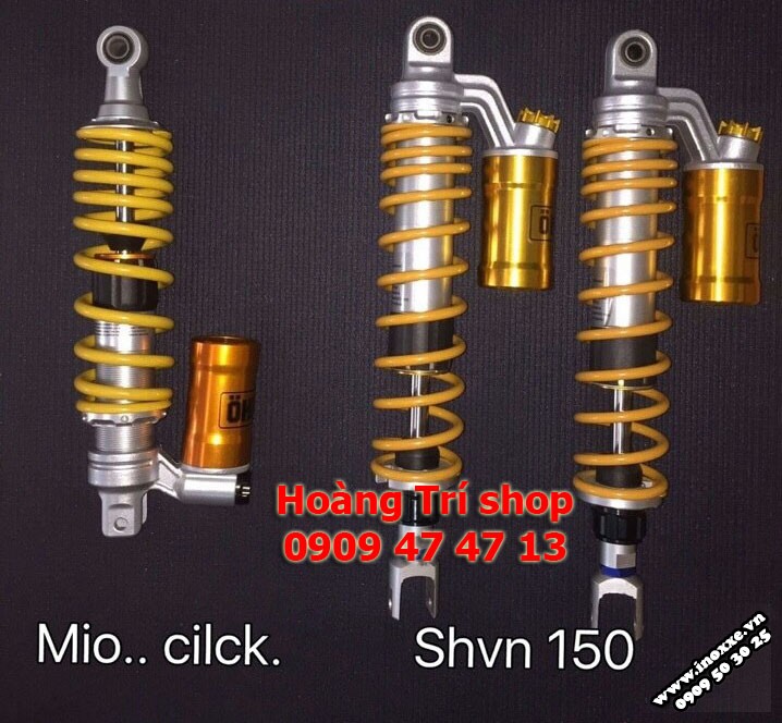 Phuộc sau Ohlins gắn cho xe máy