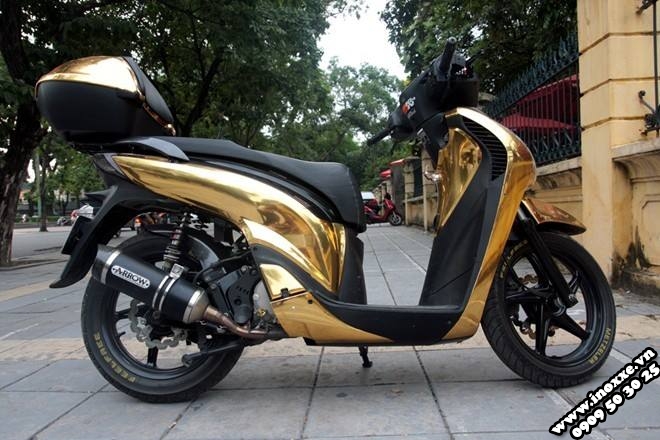 Sơn Chrome xe máy - Oto