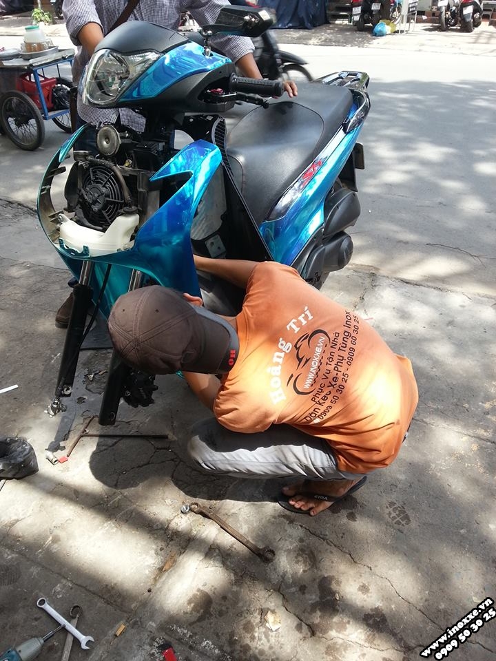 Sơn Chrome xe máy - Oto