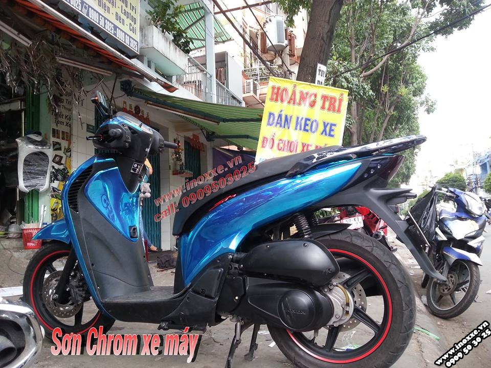 Sơn Chrome xe máy - Oto