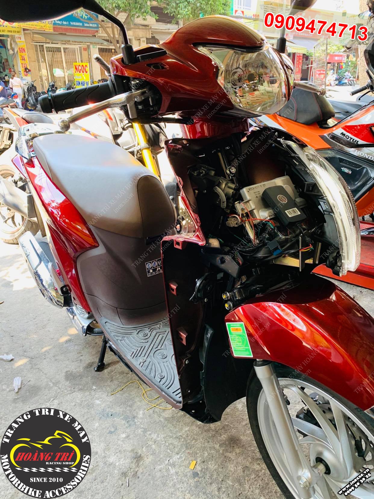 Hình ảnh chi tiết Kawasaki D-Tracker 150 2018 màu đen đỏ - Motosaigon