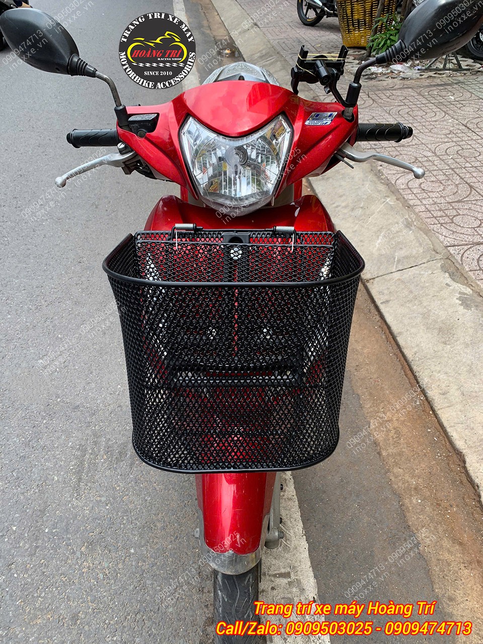 Rổ trước mặt nạ Honda Vision