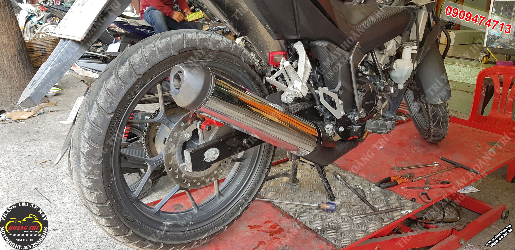 Hình ảnh xe Winner sau khi được trang bị Pô Sonic
