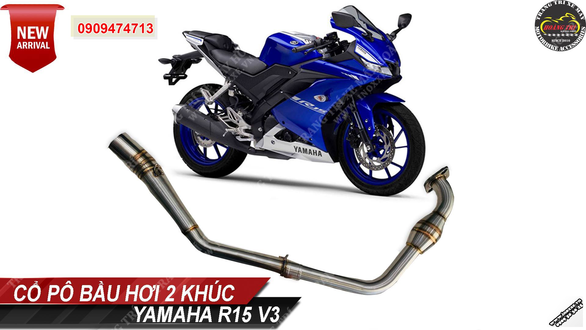 Yamaha R15 V3 độ cánh gió kiểu MotoGP từ Saigon MaxSpeed