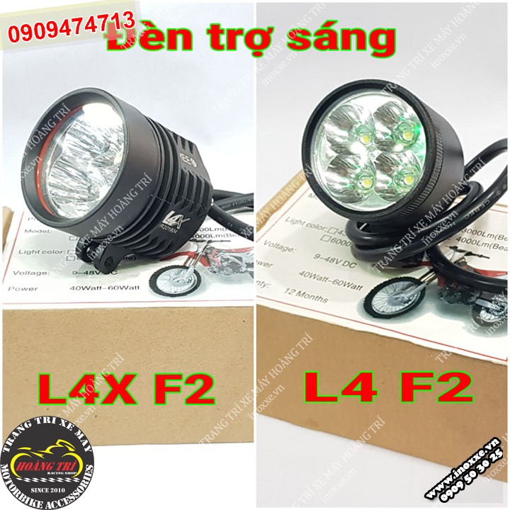 Đèn trợ sáng L4X F2 và đèn trợ sáng L4 F2