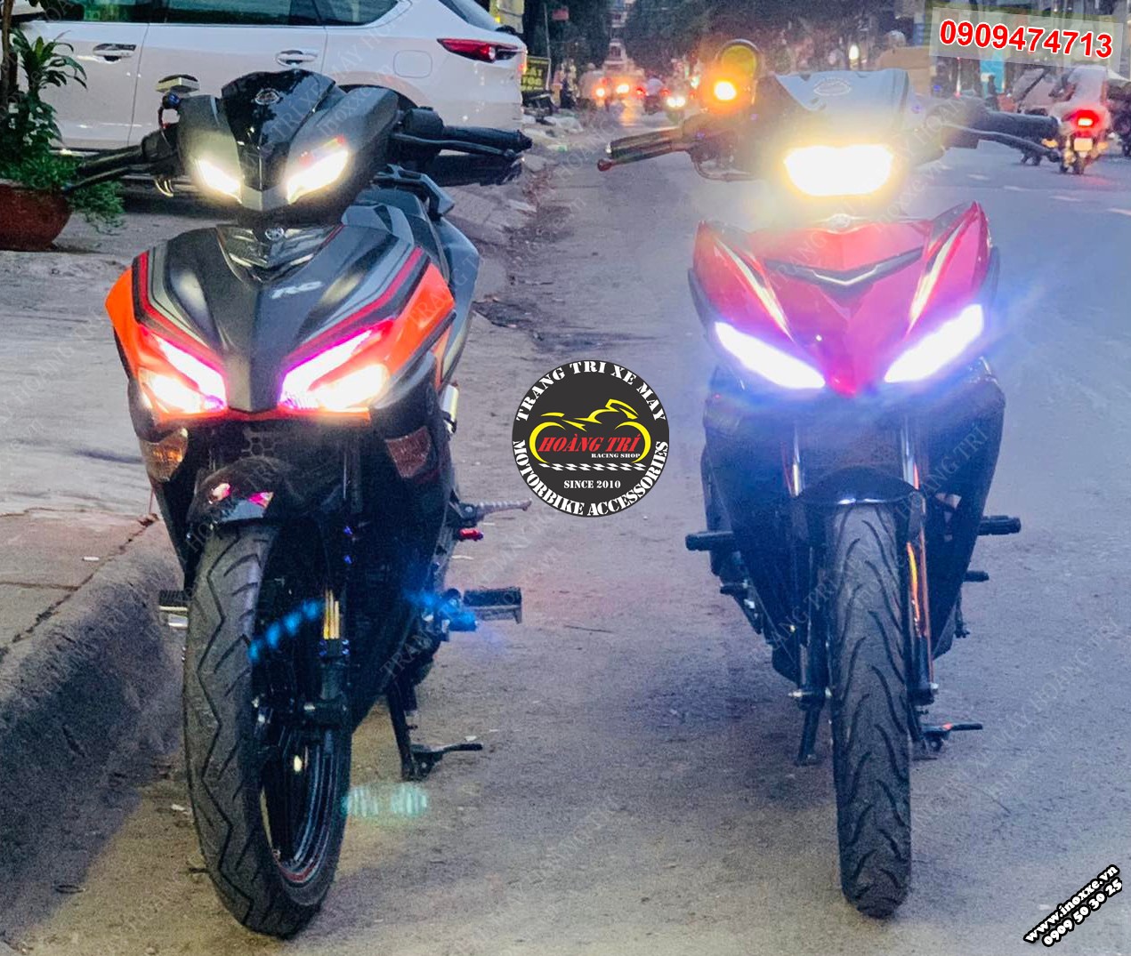 ĐỘ ĐẦU ĐÈN EXCITER 2019 CHO XE EXCITER 155 - V2