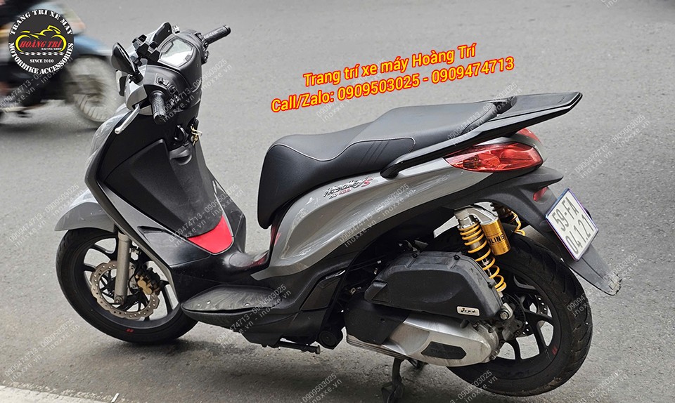 Phuộc Ohlins bình dầu chính hãng lắp cho xe Piaggio Medley