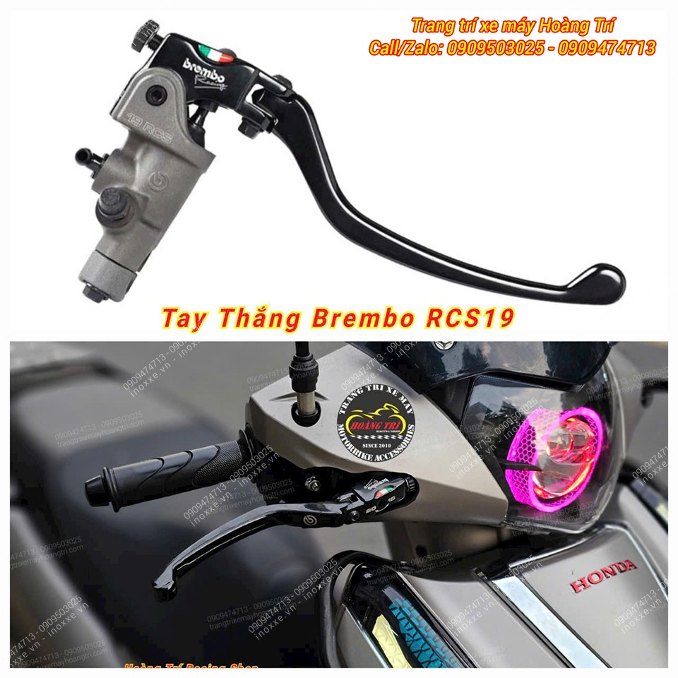 Tay thắng Brembo RCS 19 hàng chính hãng Italia