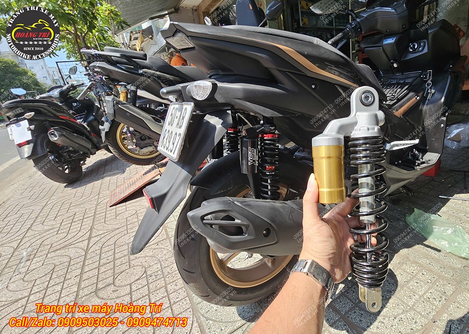 Phuộc bình dầu YSS G-Sport lắp chuẩn NVX