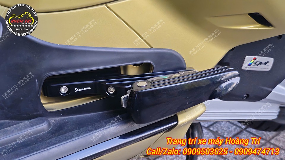 Gác chân sau GTS -gác chân nhôm CNC nối dài