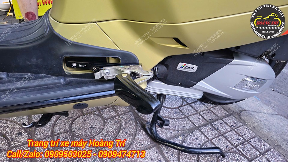 Gác chân sau GTS -gác chân nhôm CNC nối dài