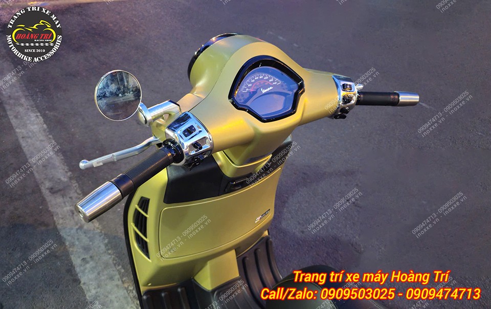 Gù inox chống rung tay lái xe máy