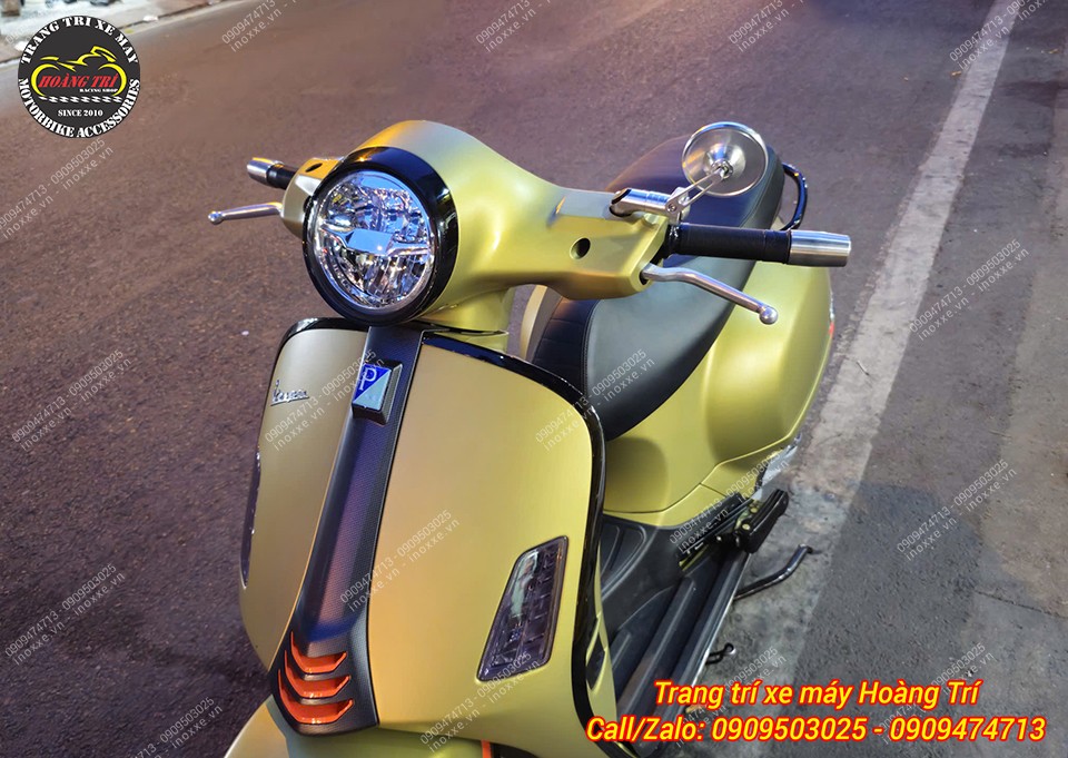 Gù inox chống rung tay lái xe máy