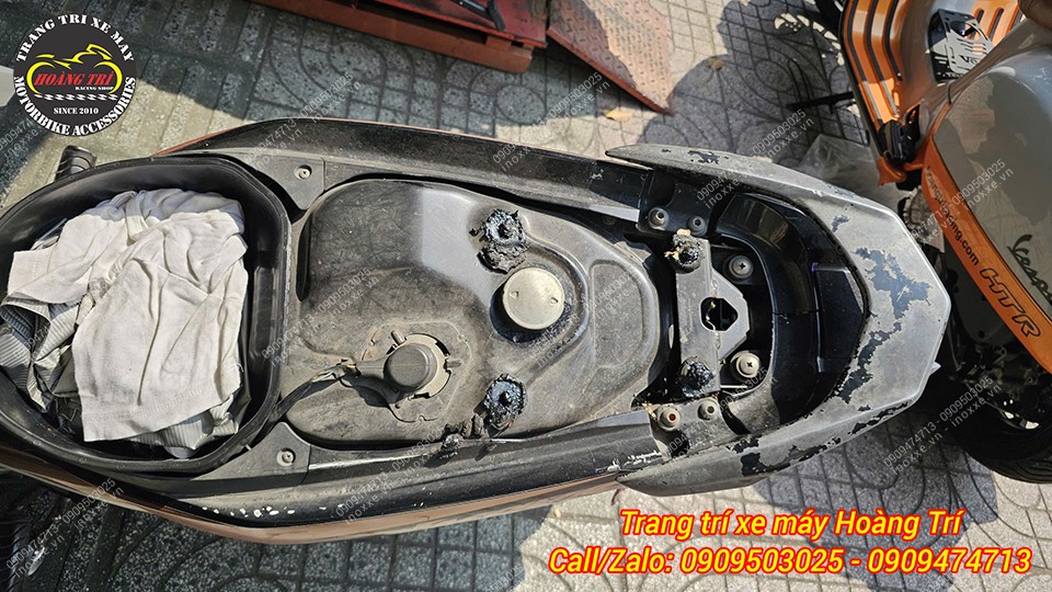 Độ Baga đa năng cho xe Wave